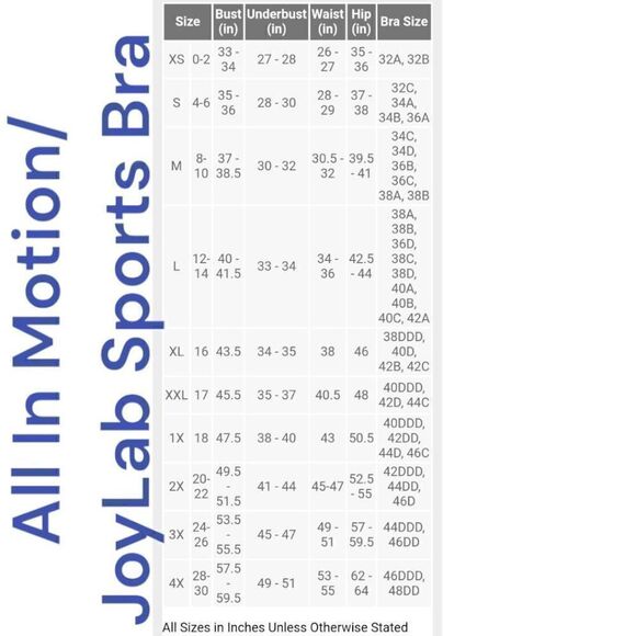 All In Motion Light Support Chestnut Bra Medium - Picture 3 of 3